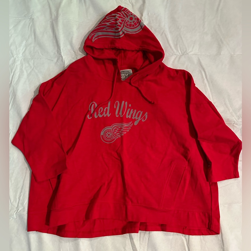 Elbow Length Detroit Red Wings Hoodie